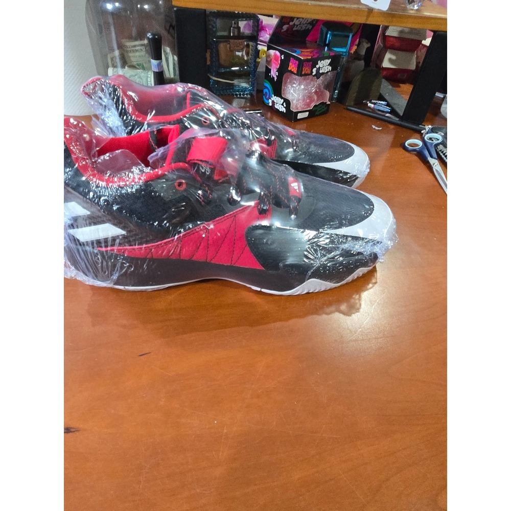Adidas Dame Certified Basketball Shoes Black Red White GY2439 Mens 10.5